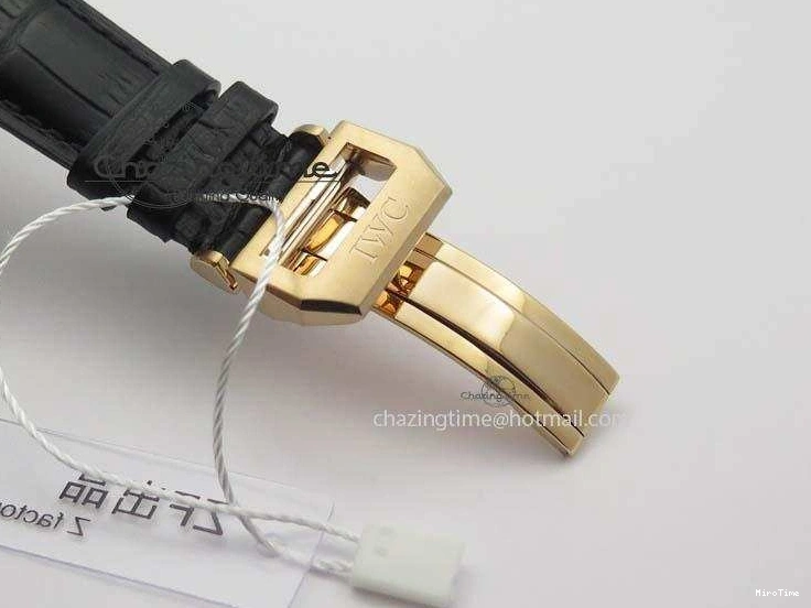 MIROTIME 0301 Portuguese Chrono RG IW371415 ZF 1:1 Best Edition Black Dial On Black Leather Strap A79350 (Slim Movement) FashionForward 7264